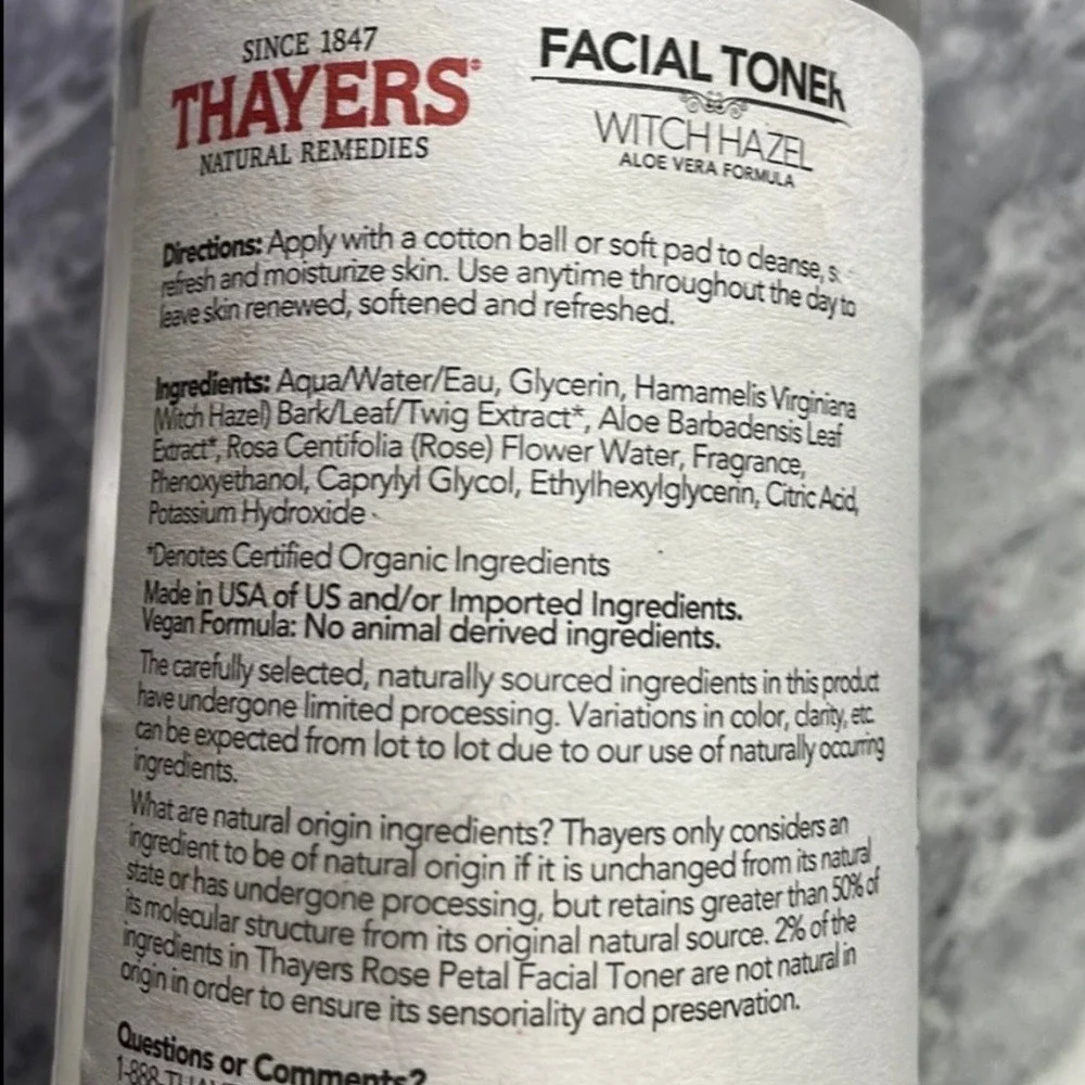 Thayers 100% authentic